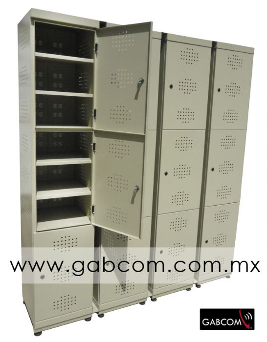 Gabinete metalico para administrar terminales de cobro para puntos de venta